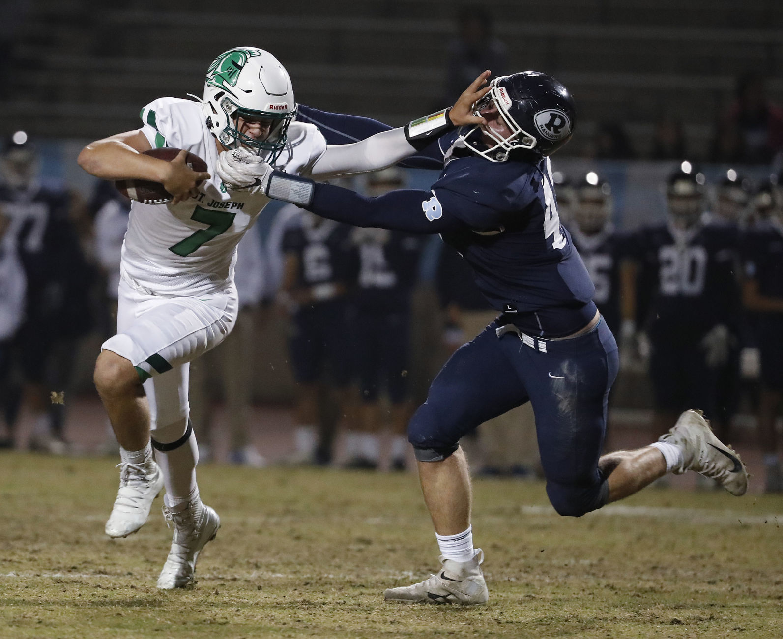 St. Joseph versus Redwood CIF Football Matchup